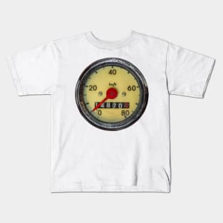 Vintage Speedometer Kids T-Shirt